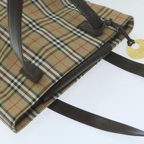 Pre Loved burberry Women Beige Tote Bags - Picture 6 of 8